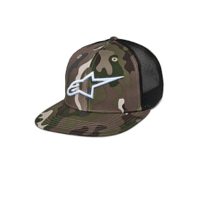 kšiltovka CORP TRUCKER, ALPINESTARS (zelená camo/černá) kšiltovka CORP TRUCKER, ALPINESTARS (zelená camo/černá)