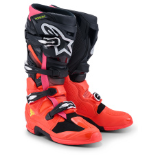 boty TECH 7, ALPINESTARS (černá/červená fluo/růžová fluo) 2026