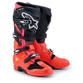 boty TECH 7, ALPINESTARS (černá/červená fluo/růžová fluo) 2027 boty TECH 7, ALPINESTARS (černá/červená fluo/růžová fluo) 2027