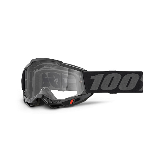 ACCURI 2, 100% OTG brýle černé, čiré plexi ACCURI 2, 100% OTG brýle černé, čiré plexi