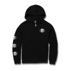 Dětská mikina Volcom tone tack Zip Black Dětská mikina Volcom tone tack Zip Black