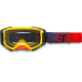 MX brýle Fox Airspace Fgmnt Goggle Black/Yellow 