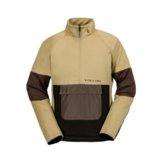 Pánská mikina Volcom Tech Fleece P/O Dark Khaki Pánská mikina Volcom Tech Fleece P/O Dark Khaki
