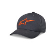 kšiltovka AGELESS SNAPBACK, ALPINESTARS (šedá/oranžová)