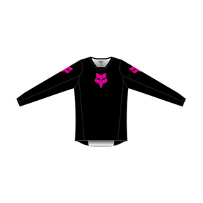Dámský MX dres Fox Wmns Blackout Jersey  Black/Black