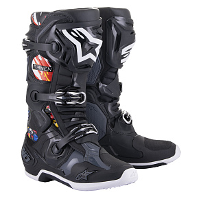 boty TECH 10 limitovaná edice RENEN, ALPINESTARS (černá/šedá/bílá/multicolor) boty TECH 10 limitovaná edice RENEN, ALPINESTARS (černá/šedá/bílá/multicolor)