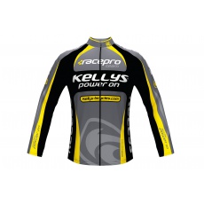KELLYS Dres PRO Team dlouhý rukáv yellow - XS KELLYS Dres PRO Team dlouhý rukáv yellow - XS