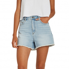 Dámské šortky Volcom Stoney High Rise Short Sun Faded Indigo Dámské šortky Volcom Stoney High Rise Short Sun Faded Indigo