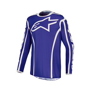 dres FLUID APEX V2, ALPINESTARS (tmavě modrá/bílá) 2027