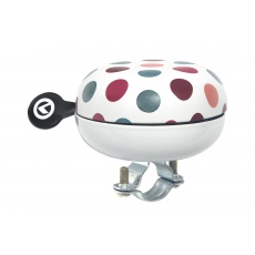 KELLYS Cyklistický Zvonek Bell 80 barevné tečky KELLYS Cyklistický Zvonek Bell 80 barevné tečky