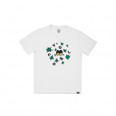 Dětské triko Volcom Stellary Hth Ss White Dětské triko Volcom Stellary Hth Ss White