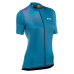 Dámský dres Northwave Origin Woman Jersey Short Sleeve  Blue/Iridesc