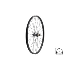 KELLYS Zapletené kolo zadní KLS SEGADOR 25 SL DSC R, 28/29", black