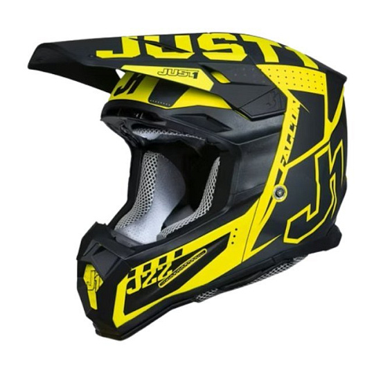 Moto přilba JUST1 J22F FALCON titanovo/černo/fluo žlutá