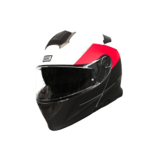 Moto přilba ORIGINE DELTA BASIC VIRGIN matná červeno/bílo/černá Moto přilba ORIGINE DELTA BASIC VIRGIN matná červeno/bílo/černá