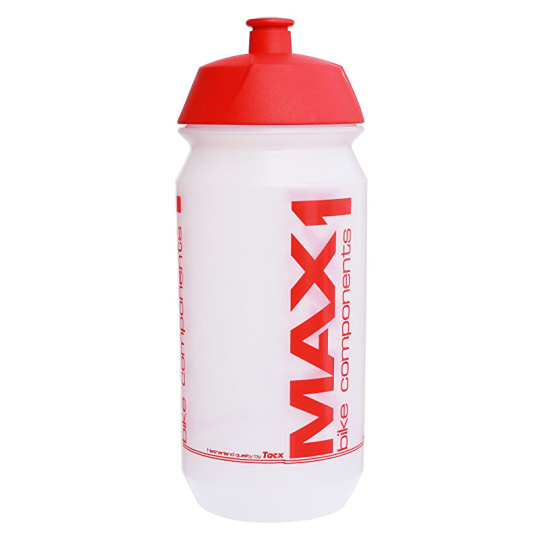lahev MAX1 Tank 0,6 l transparentní červená