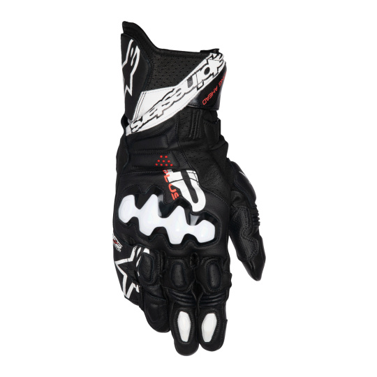 rukavice GP PLUS R V3, ALPINESTARS (černá/bílá) 2026