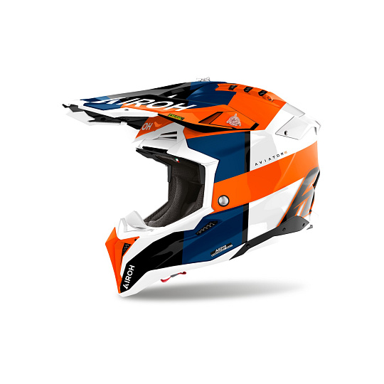 přilba AVIATOR 3 Monarch, AIROH (oranžová lesklá) 2026