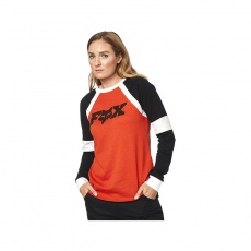 Dámské triko Fox All Time Ls Top Orange Dámské triko Fox All Time Ls Top Orange