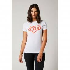 Dámské triko Fox Division Tech Tee White Dámské triko Fox Division Tech Tee White