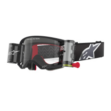 brýle SUPERTECH CORP ROLL-OFF WIDE VISION, ALPINESTARS (černá/šedá, čiré plexi a roll-off systém) 2025 brýle SUPERTECH CORP ROLL-OFF WIDE VISION, ALPINESTARS (černá/šedá, čiré plexi a roll-off systém) 2025
