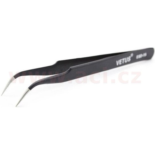 pinzeta ESD-15 nerezová antimagnetická zahnutá, délka 135mm