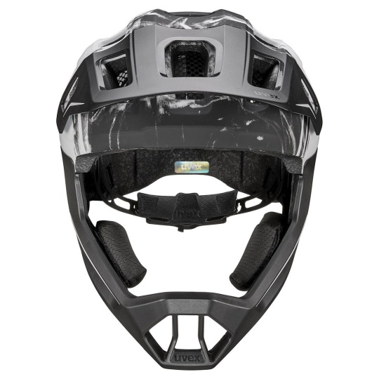 UVEX HELMA REACT JR FULLFACE BLACK - WHITE MATT (S4146980100)