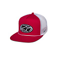 kšiltovka CONTENDER TRUCKER, ALPINESTARS (červená/bílá)