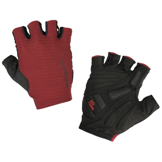 krátkoprsté rukavice MAX1 Ryder vel.S bordeaux krátkoprsté rukavice MAX1 Ryder vel.S bordeaux