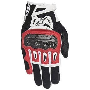 rukavice SMX-2 AIR CARBON, ALPINESTARS (červené/černé/bílé) 2026