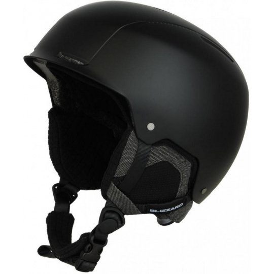 helma BLIZZARD Guide ski helmet RENTAL, black matt/grey matt, carton 10 pcs for rental dealers without paper box and pouch, AKCE
