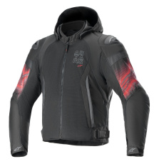 bunda ZACA AIR VENOM WATERPROOF, ALPINESTARS (černá/červená fluo) 2025 bunda ZACA AIR VENOM WATERPROOF, ALPINESTARS (černá/červená fluo) 2025