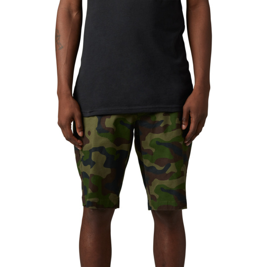 Pánské kraťasy Fox Essex Camo Short 2.0  Green Camo