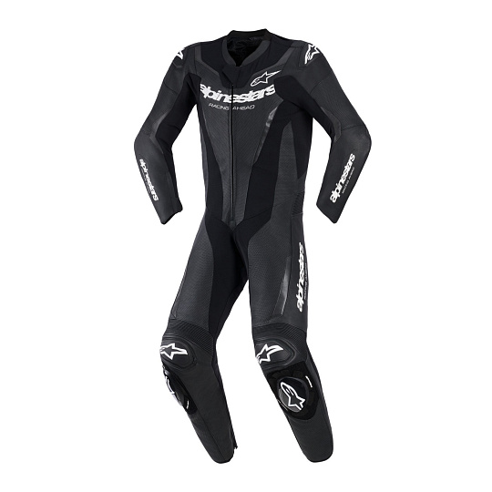 jednodílná kombinéza GP FORCE V2, ALPINESTARS (černá/bílá) 2026