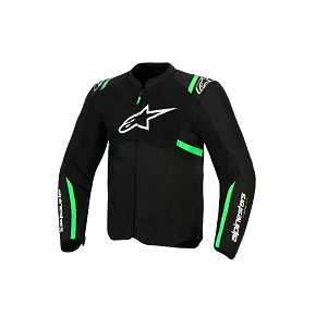 bunda T-SPS AIR V2, ALPINESTARS (černá/zelená fluo) 2027