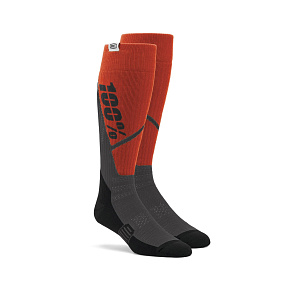 ponožky TORQUE MX, 100% - USA (oranžová/šedá) ponožky TORQUE MX, 100% - USA (oranžová/šedá)
