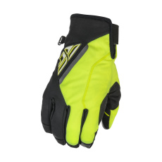 rukavice TITLE, FLY RACING - USA (černá/hi-vis) rukavice TITLE, FLY RACING - USA (černá/hi-vis)
