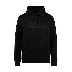 Mikina s kapucí Oracle Red Bul Racing edice TONAL černá s logem - M Mikina s kapucí Oracle Red Bul Racing edice TONAL černá s logem - M