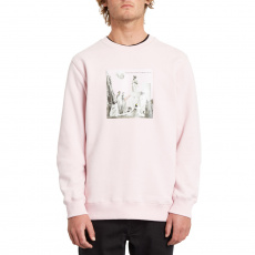 Pánská mikina Volcom Fa Crew Snow Pink Pánská mikina Volcom Fa Crew Snow Pink