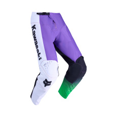 Pánské MX kalhoty Fox 180 Kawasaki Pant  Purple/White