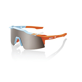 sluneční brýle SPEEDCRAFT SL Soft Tact Two Tone, 100% (HIPER stříbrné sklo)