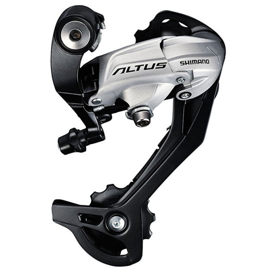 měnič SHIMANO Altus RDM370SGSS stříbrný 9 speed