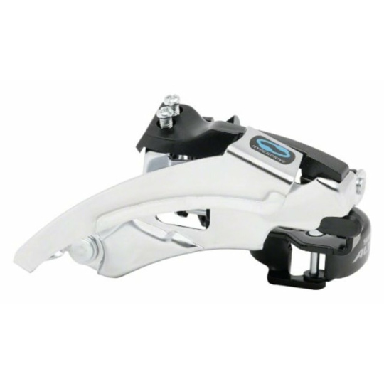 přesmykač SHIMANO Altus FD-M310 34,9mm (adapt.31,8 a 28,6 mm) univerzální tah Top Swing, v krabičce