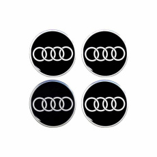 Audi set 4 3D samolepek s logem AUDI