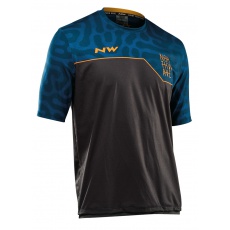 Pánský cyklo dres Northwave Enduro Jrs Ss MTB Graphite/Blue Pánský cyklo dres Northwave Enduro Jrs Ss MTB Graphite/Blue