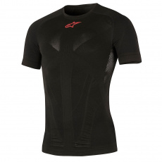 ALPINESTARS Tech Top SS Summer Black Red - funkční triko ALPINESTARS Tech Top SS Summer Black Red - funkční triko