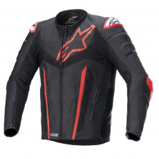 bunda FUSION, ALPINESTARS (černá/červená fluo) 2023