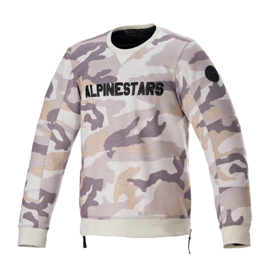 bunda LEGIT CREW FLEECE, ALPINESTARS (světle šedá camo) 2024