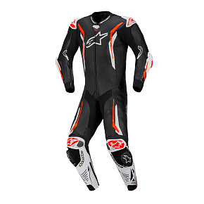 jednodílná kombinéza GP TECH V5, ALPINESTARS (černá/bílá/červená fluo) 2027 jednodílná kombinéza GP TECH V5, ALPINESTARS (černá/bílá/červená fluo) 2027