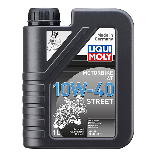 LIQUI MOLY Motorbike 4T 10W40 Street, syntetický motorový olej 1 l LIQUI MOLY Motorbike 4T 10W40 Street, syntetický motorový olej 1 l